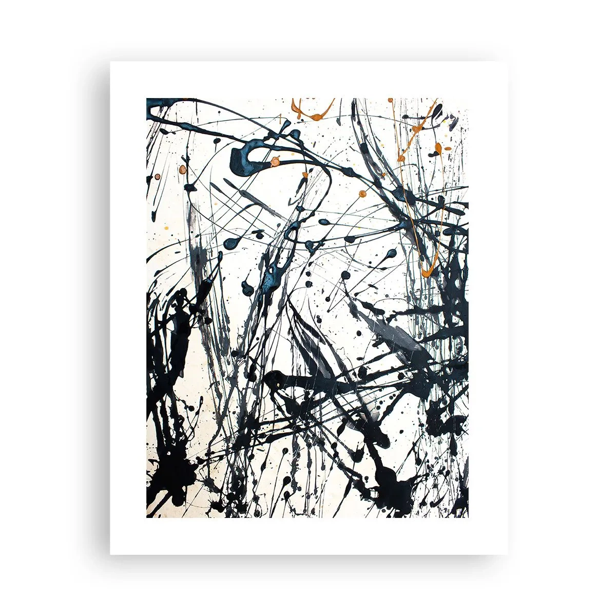 Affiche - Poster - Abstraction expressionniste - 40x50 cm