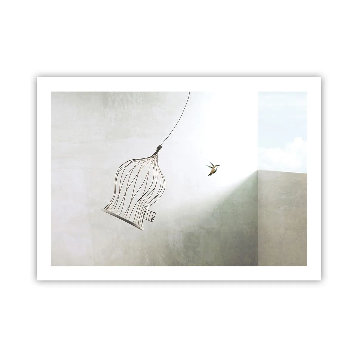 Affiche - Poster - Dans son élément - 70x50 cm