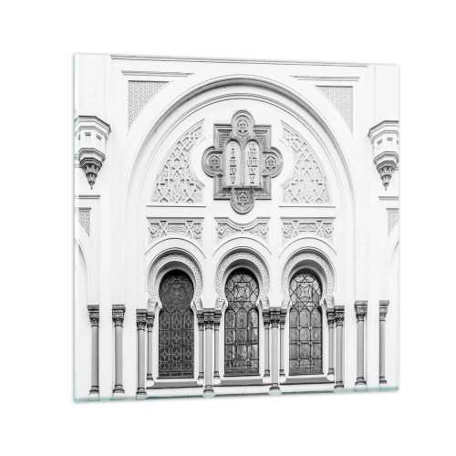 Impression sur verre - Image sur verre - À la frontière des cultures - 30x30 cm