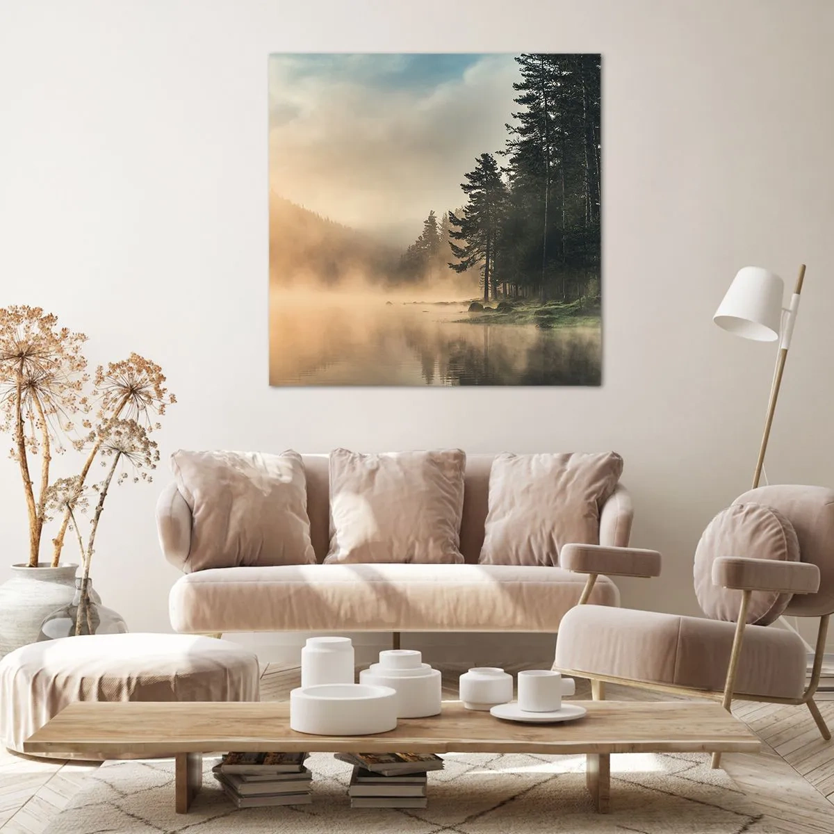 Impression sur toile - Image sur toile - Naissance du jour - 50x50 cm