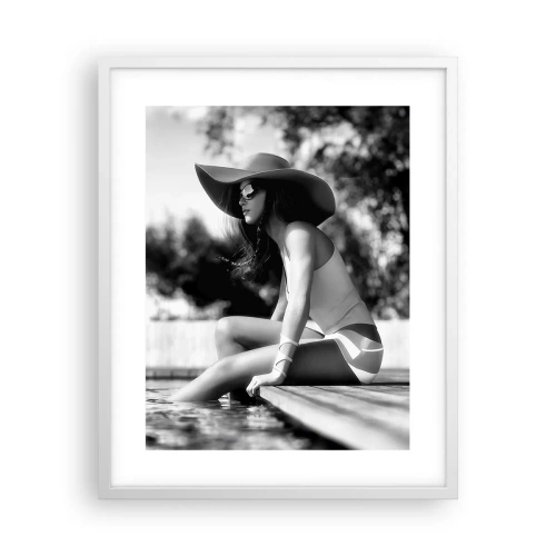 Affiche dans un cadre blanc - Poster - Rêve d'été - 40x50 cm