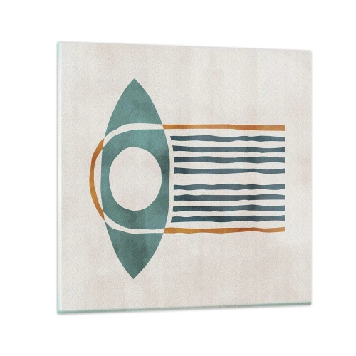 Impression sur verre - Image sur verre - Signes et rituels - 70x70 cm