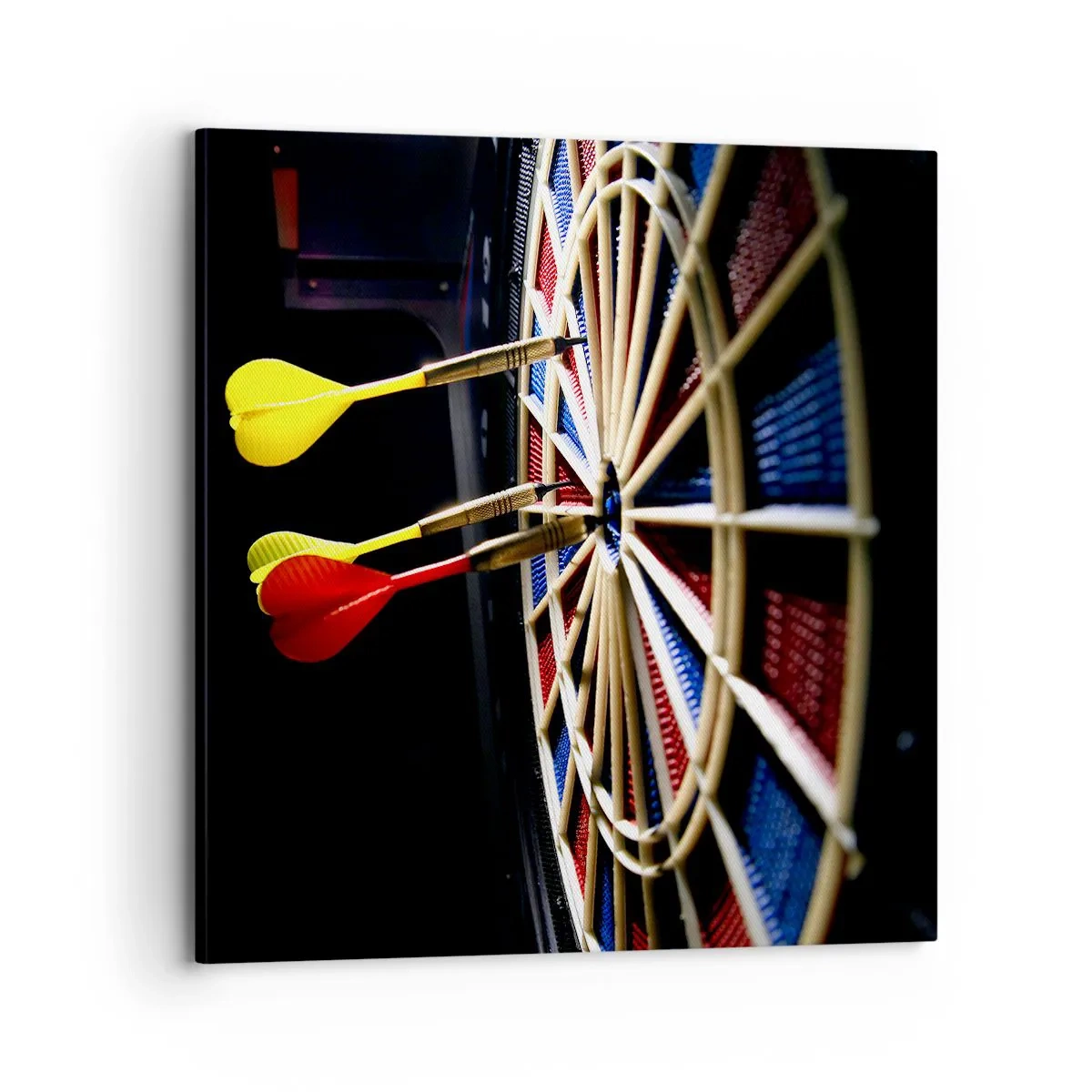 Impression sur toile - Image sur toile - Droit au but - 70x70 cm