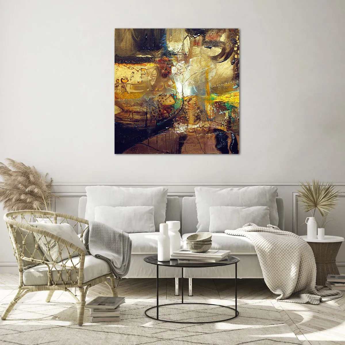 Impression sur verre - Image sur verre - Froid, tiède, chaud - 50x50 cm