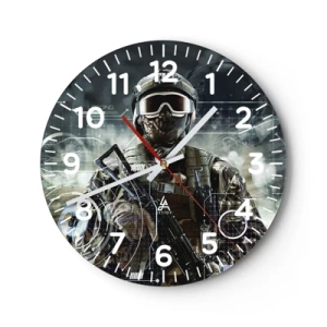 Horloge murale - Pendule murale - Puissance sans limite - 30x30 cm