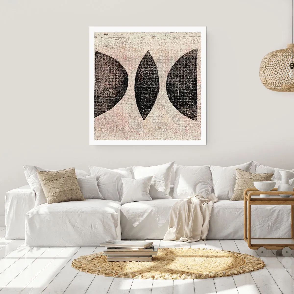 Affiche - Poster - Abstraction ethnique - 40x40 cm