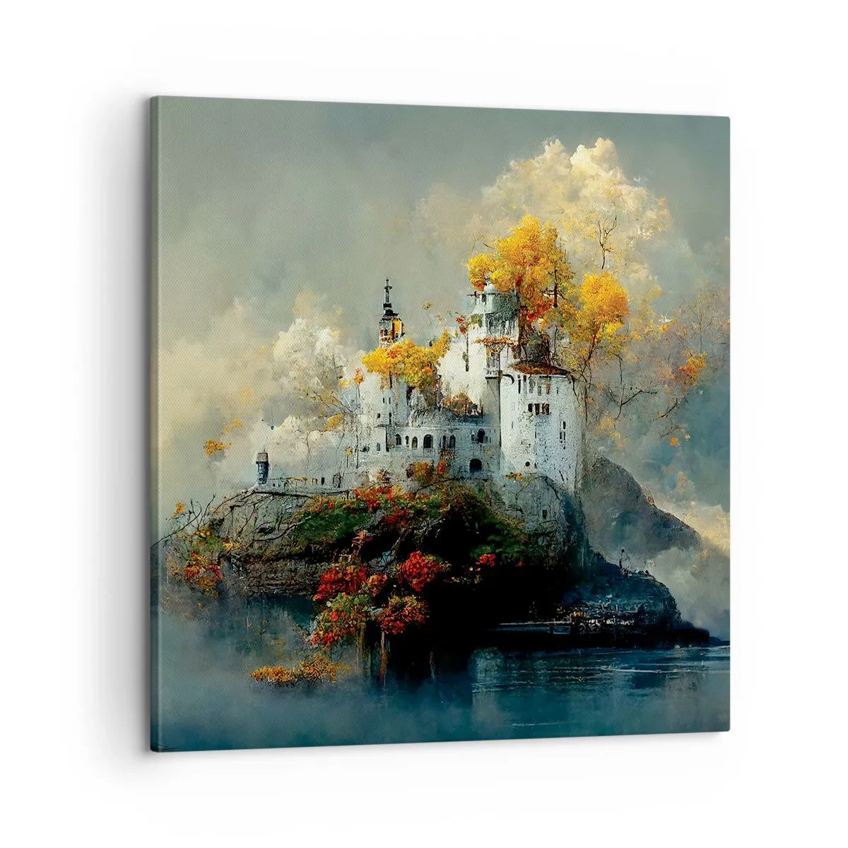 Impression sur toile - Image sur toile - Le début d'une histoire romantique - 60x60 cm