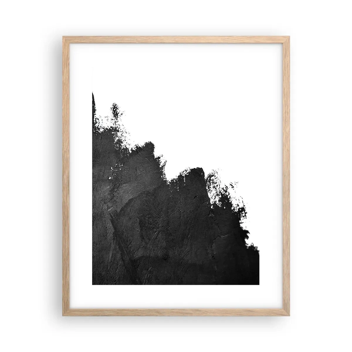 Affiche dans un chêne clair - Poster - Éléments : terre - 40x50 cm