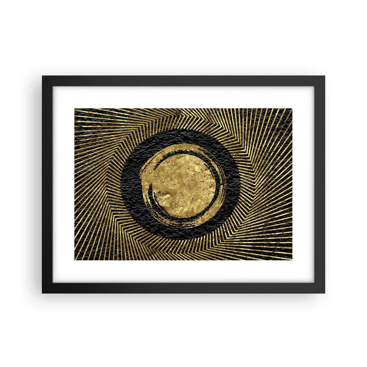 Affiche dans un cadre noir - Poster - Composition glamour - 40x30 cm