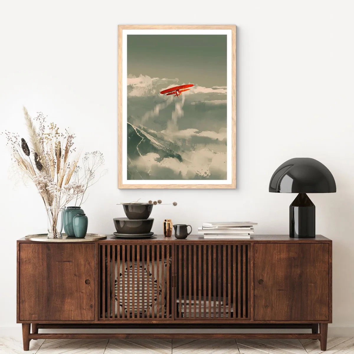 Affiche dans un chêne clair - Poster - Pionnier intrépide - 50x70 cm