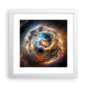 Affiche dans un cadre blanc - Poster - Le début - 30x30 cm