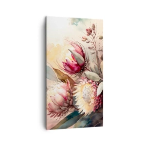 Impression sur toile - Image sur toile - De profil et de face - 45x80 cm