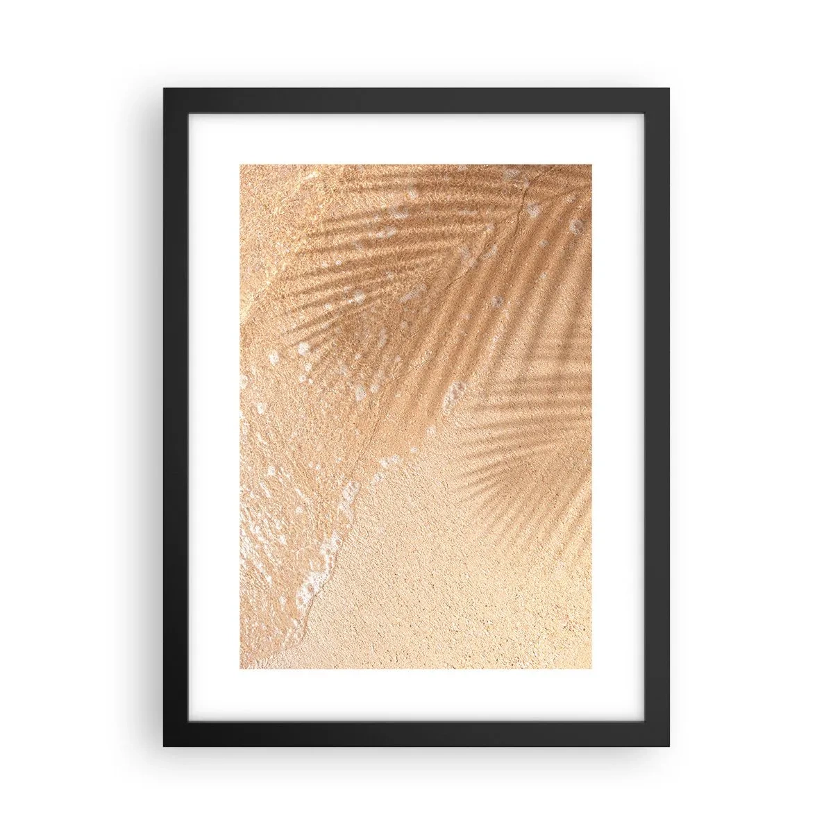 Affiche dans un cadre noir - Poster - Ombre d'un été chaud - 30x40 cm