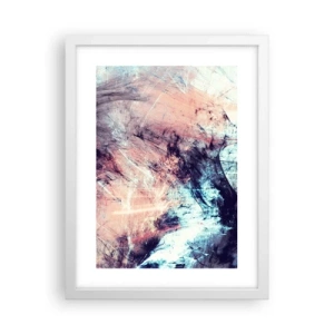 Affiche dans un cadre blanc - Poster - Sentir le vent - 30x40 cm