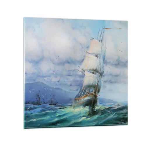 Impression sur verre - Image sur verre - Vents favorables - 30x30 cm