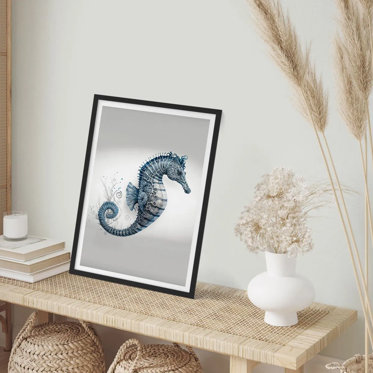 Affiche dans un cadre noir - Poster - Une subtile plaisanterie de la nature - 61x91 cm