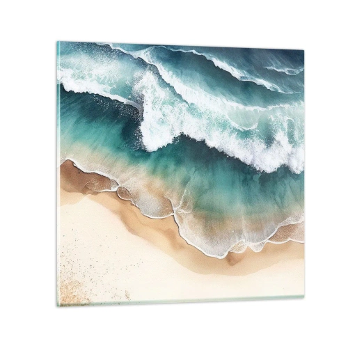 Impression sur verre - Image sur verre - La rencontre éternelle - 30x30 cm
