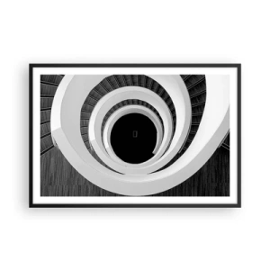 Affiche dans un cadre noir - Poster - Les choses concrêtes - 91x61 cm