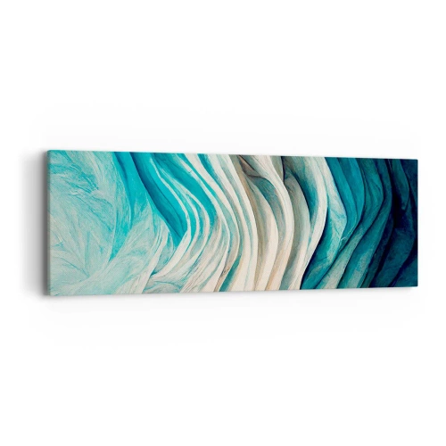 Impression sur toile - Image sur toile - Insatiabilité bleue - 90x30 cm