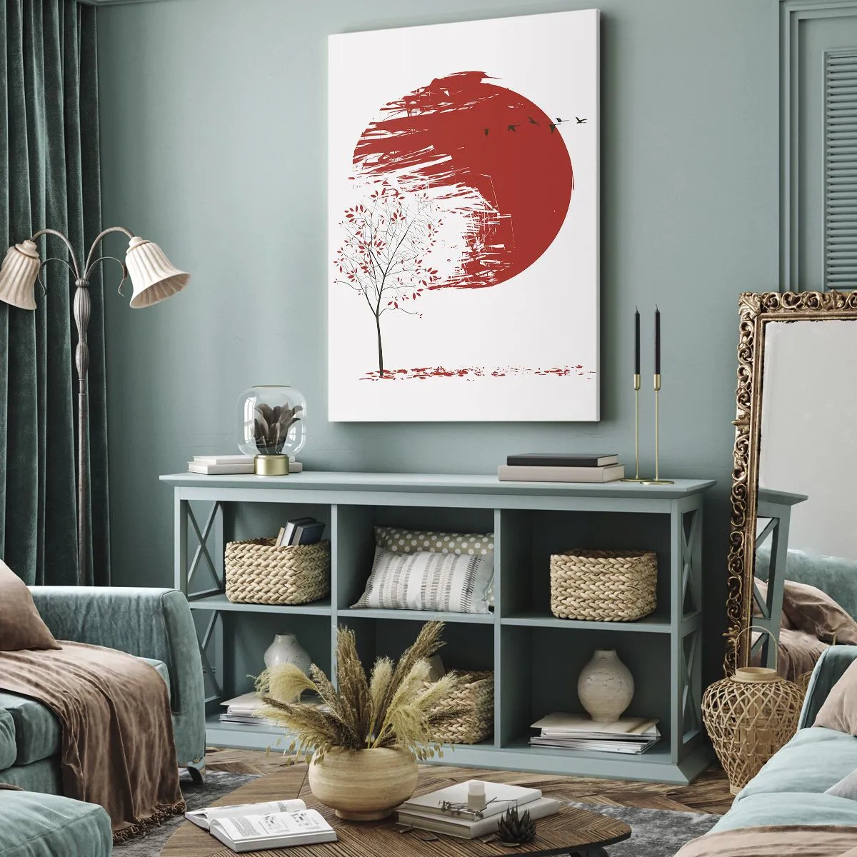 Impression sur toile - Image sur toile - Connaissez-vous ce pays ? - 65x120 cm