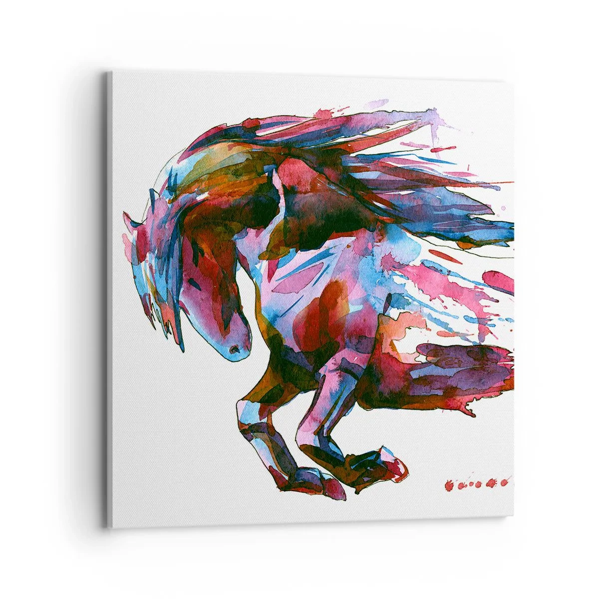 Impression sur toile - Image sur toile - Dans le ravissement - 70x70 cm