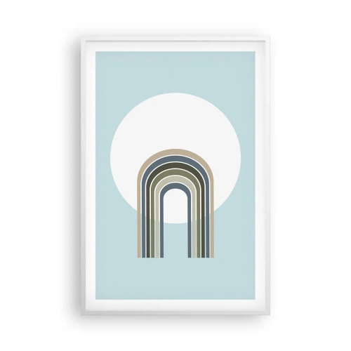 Affiche dans un cadre blanc - Poster - Attraction irrésistible - 61x91 cm