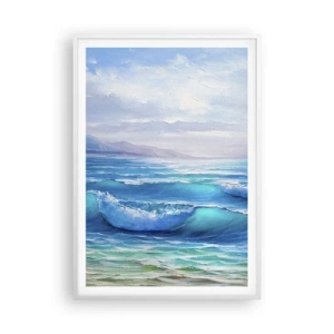 Affiche dans un cadre blanc - Poster - Il apporte un soulagement - 70x100 cm