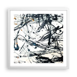 Affiche dans un cadre blanc - Poster - Ca a du sens ou ça n'en a pas ? - 50x50 cm