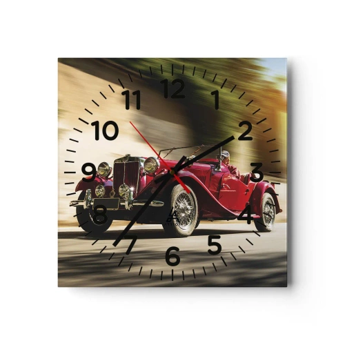 Horloge murale - Pendule murale - Plus belle que Nike de Samothrace - 40x40 cm