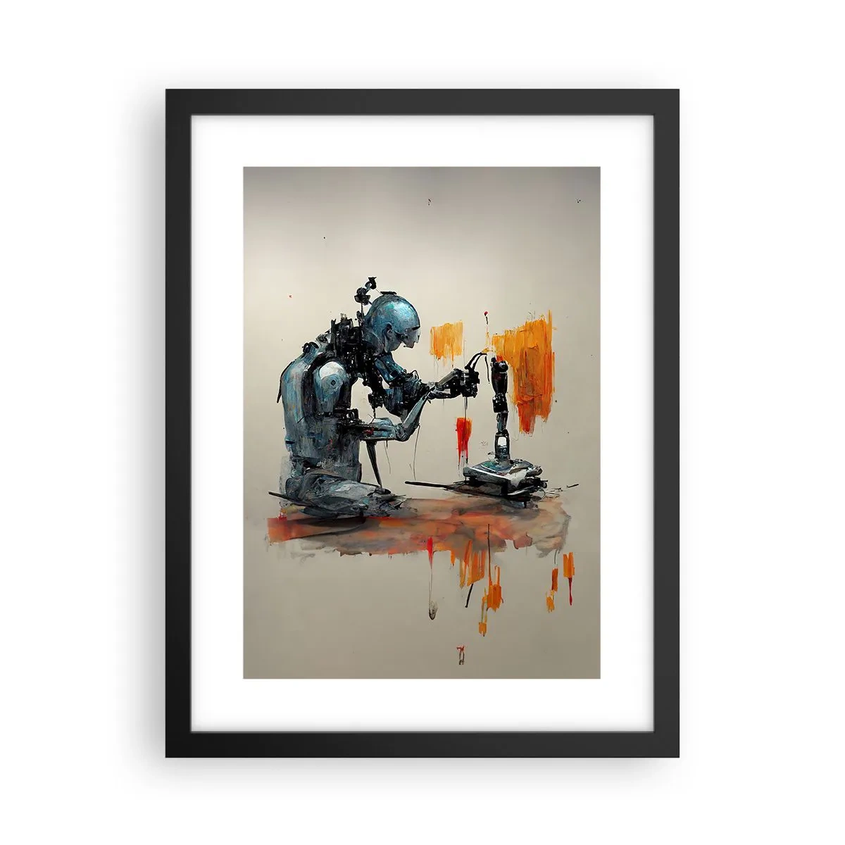 Affiche dans un cadre noir - Poster - Déjà demain… - 30x40 cm