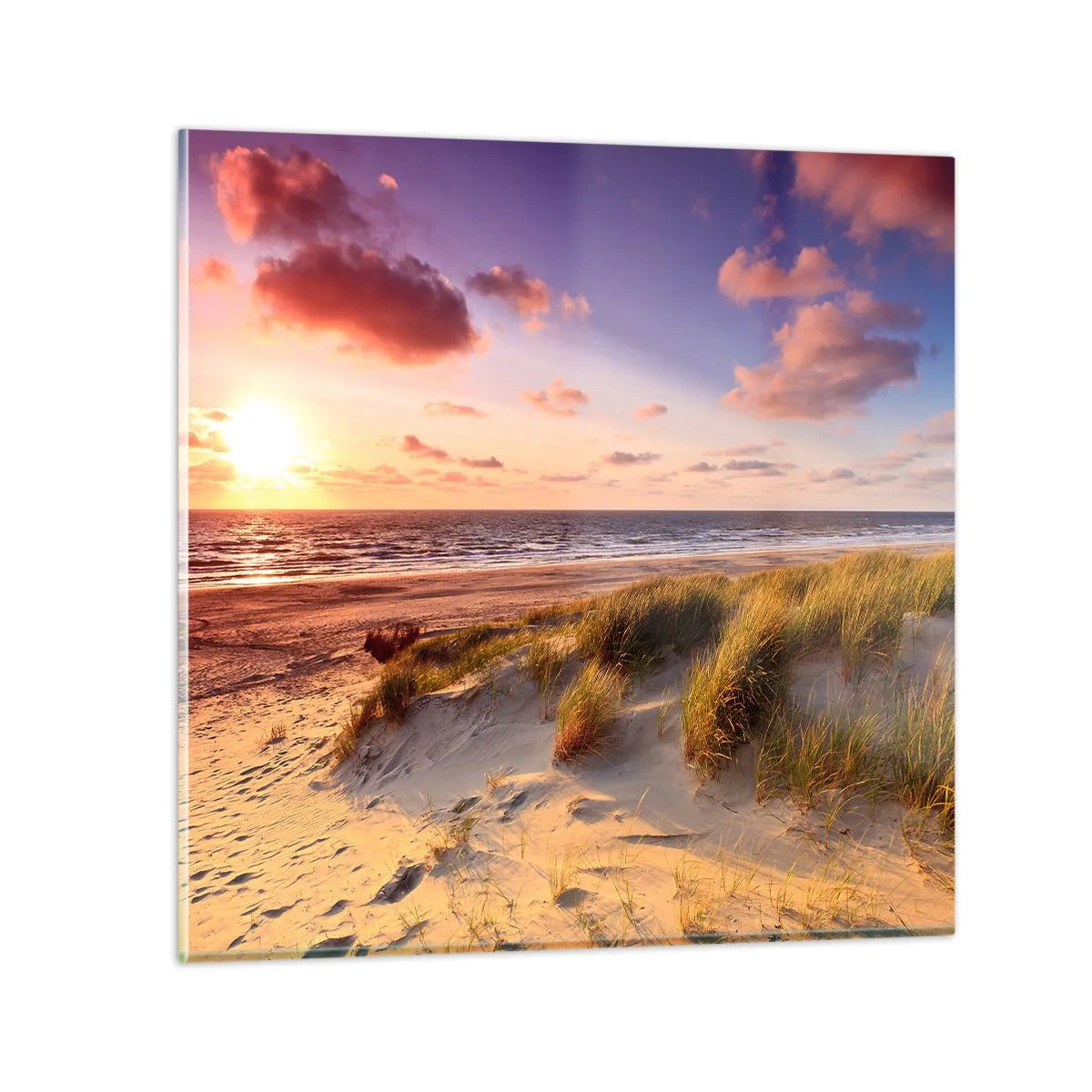 Impression sur verre - Image sur verre - L'air sent déjà l'été - 40x40 cm