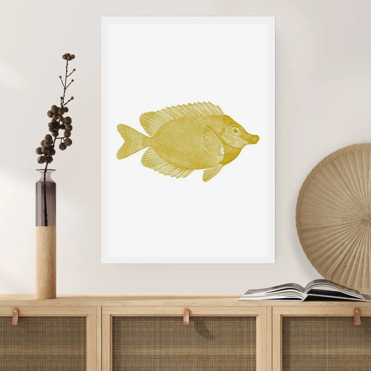 Affiche - Poster - Du poisson et c'est tout - 40x50 cm