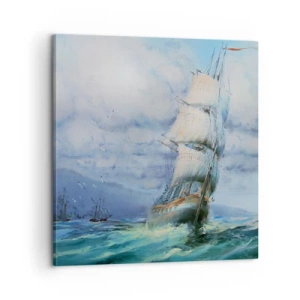 Impression sur toile - Image sur toile - Vents favorables - 60x60 cm