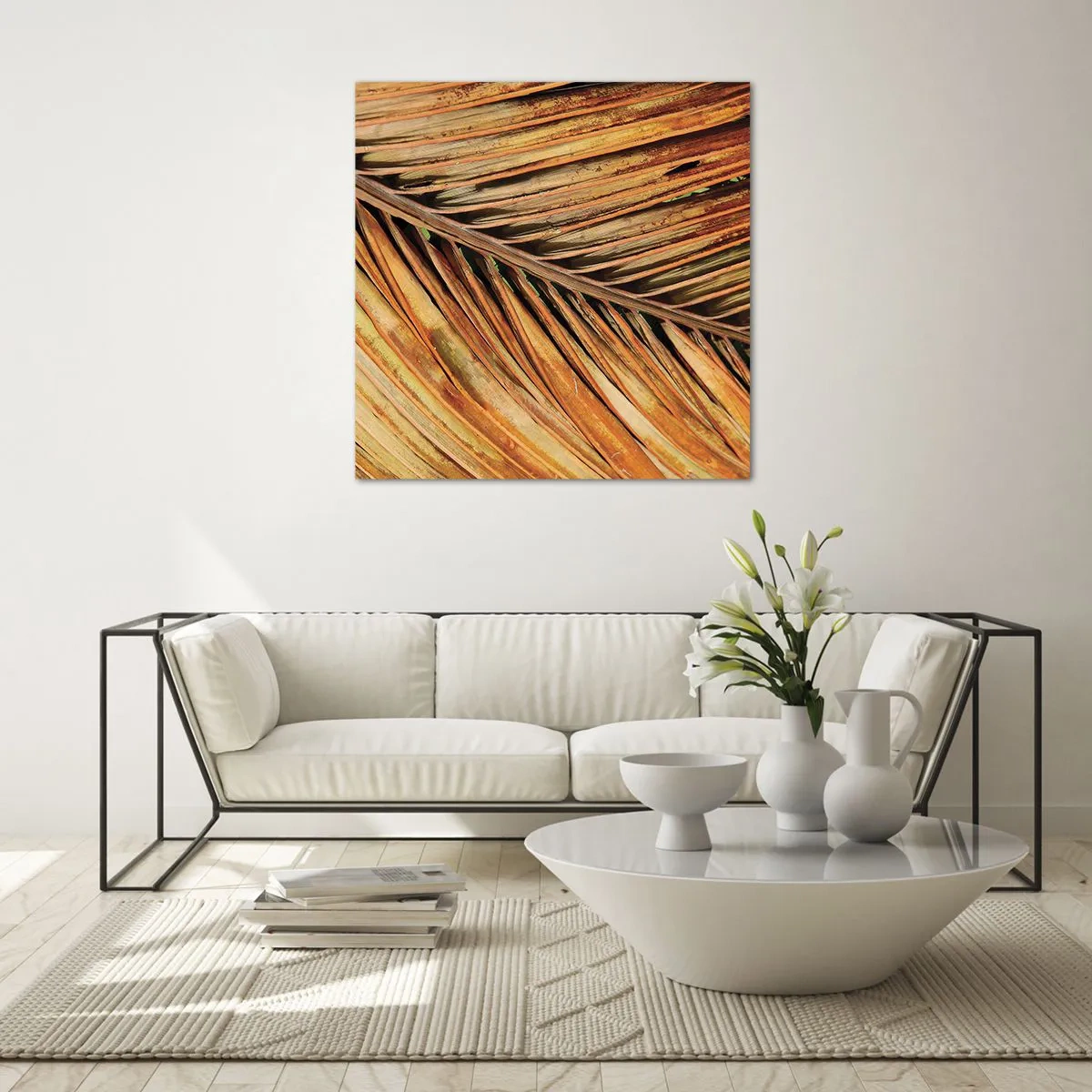 Impression sur verre - Image sur verre - Or de noix de coco - 40x40 cm
