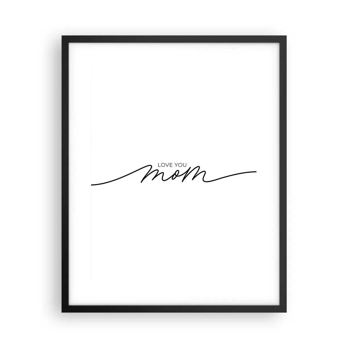 Affiche dans un cadre noir - Poster - Grand chamboulement - 40x50 cm