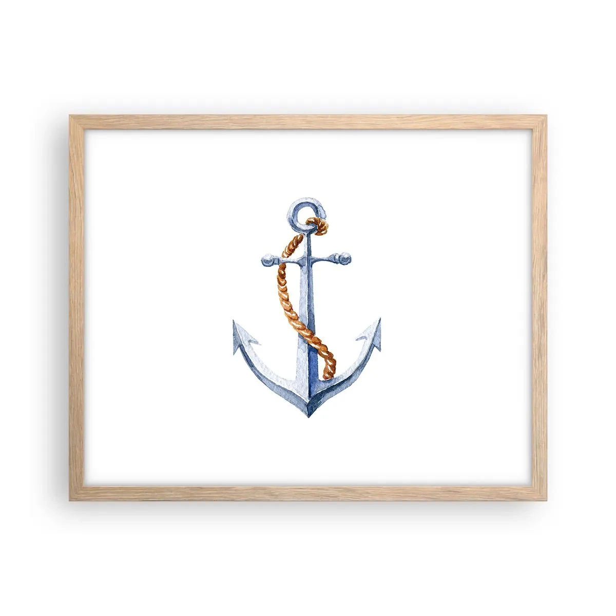 Affiche dans un chêne clair - Poster - Ah l'aventure ! - 50x40 cm