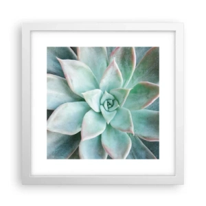 Affiche dans un cadre blanc - Poster - Le coeur du désert - 30x30 cm