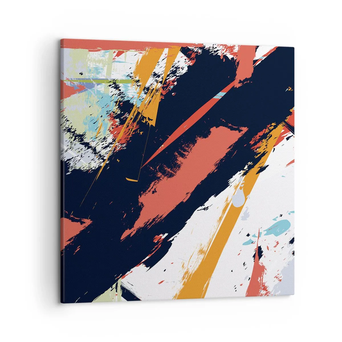 Impression sur toile - Image sur toile - Composition dynamique - 50x50 cm