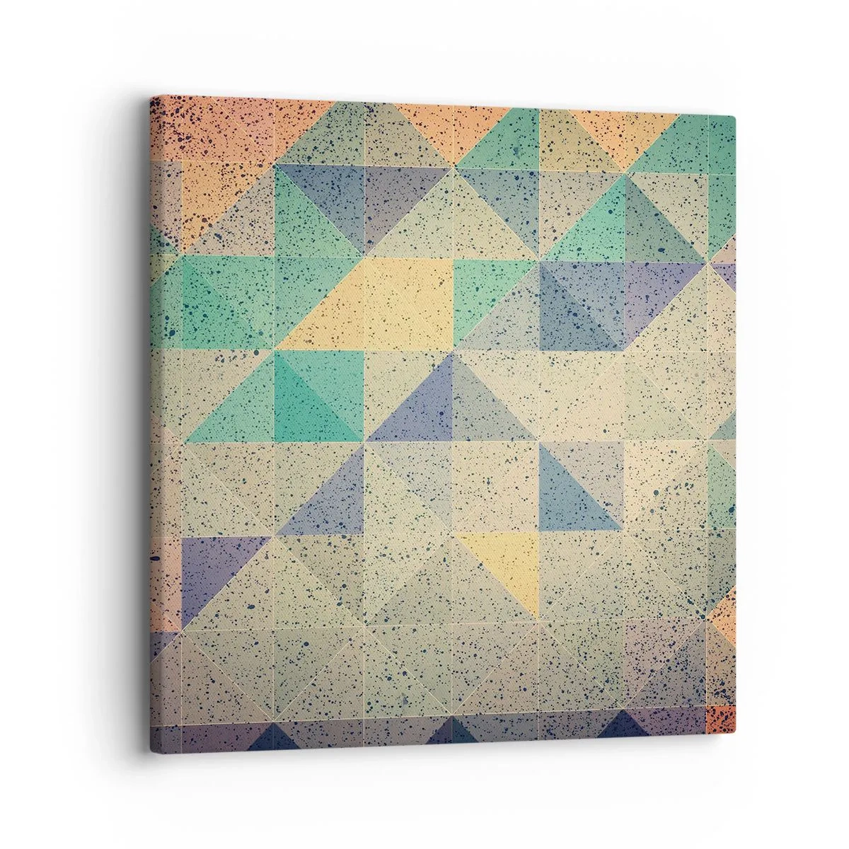 Impression sur toile - Image sur toile - République des triangles - 30x30 cm