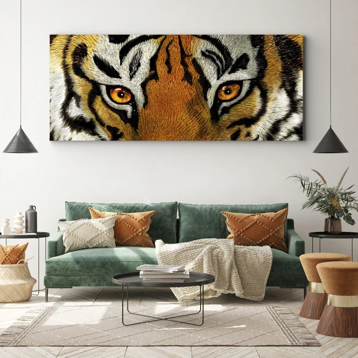 Impression sur toile - Image sur toile - Terrible et beau - 90x30 cm