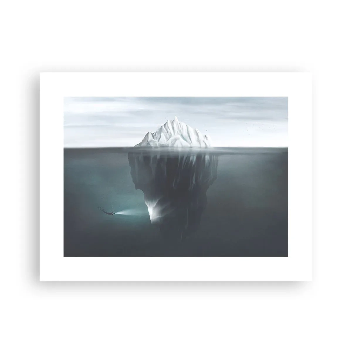 Affiche - Poster - Mystère sous-marin - 40x30 cm