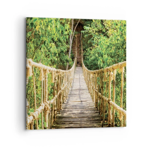 Impression sur toile - Image sur toile - Suspendu dans la nature - 70x70 cm