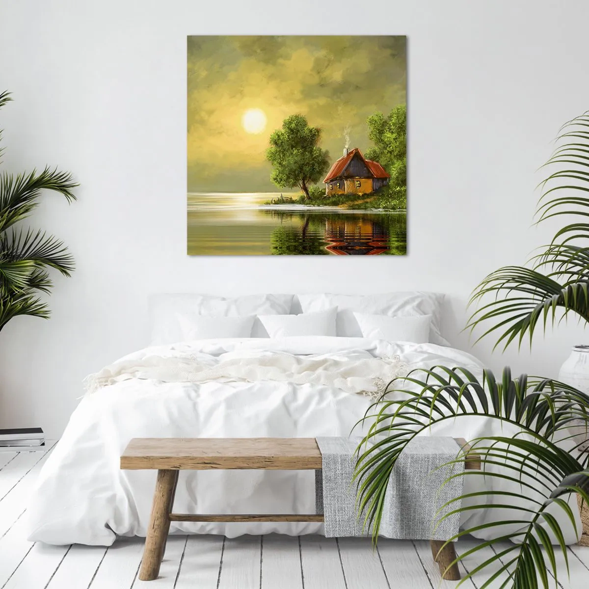 Impression sur toile - Image sur toile - Beau, comme une image - 70x70 cm