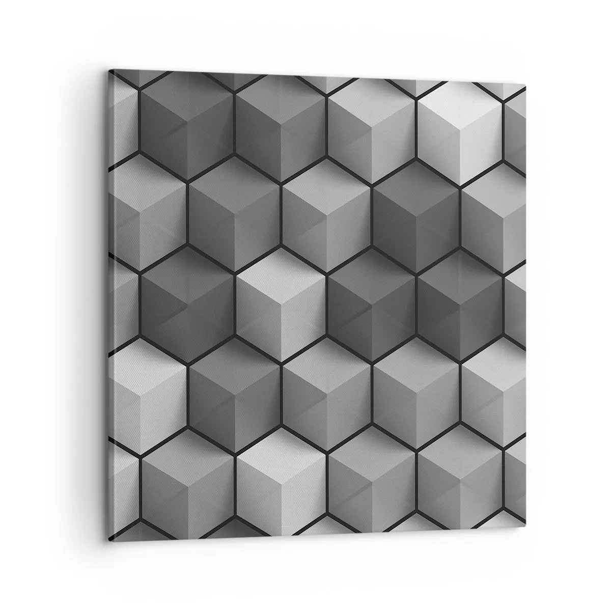 Impression sur toile - Image sur toile - Puzzle cubiste - 60x60 cm