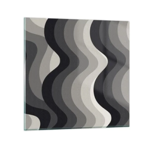 Impression sur verre - Image sur verre - Vague après vague - 70x70 cm
