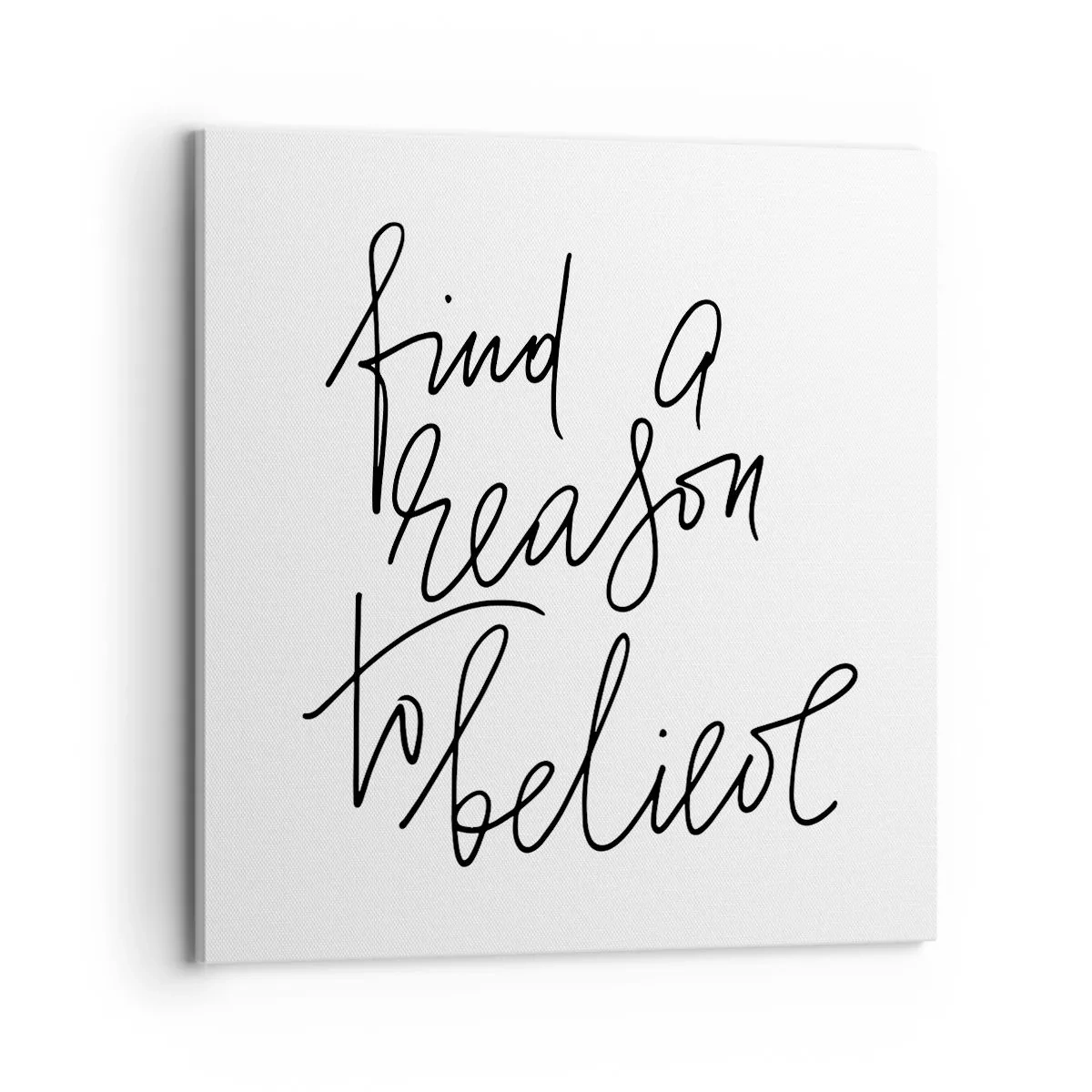 Impression sur toile - Image sur toile - C'est possible - 70x70 cm