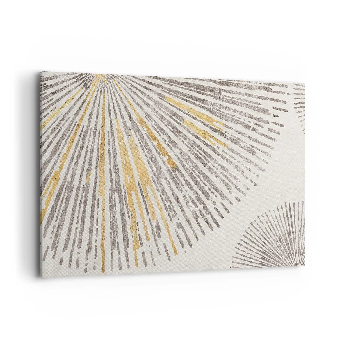 Impression sur toile - Image sur toile - Motif abstrait en forme de rayon - 100x70cm - La beauté du rayon - Décoration murale moderne pour le salon et la chambre ARTTOR