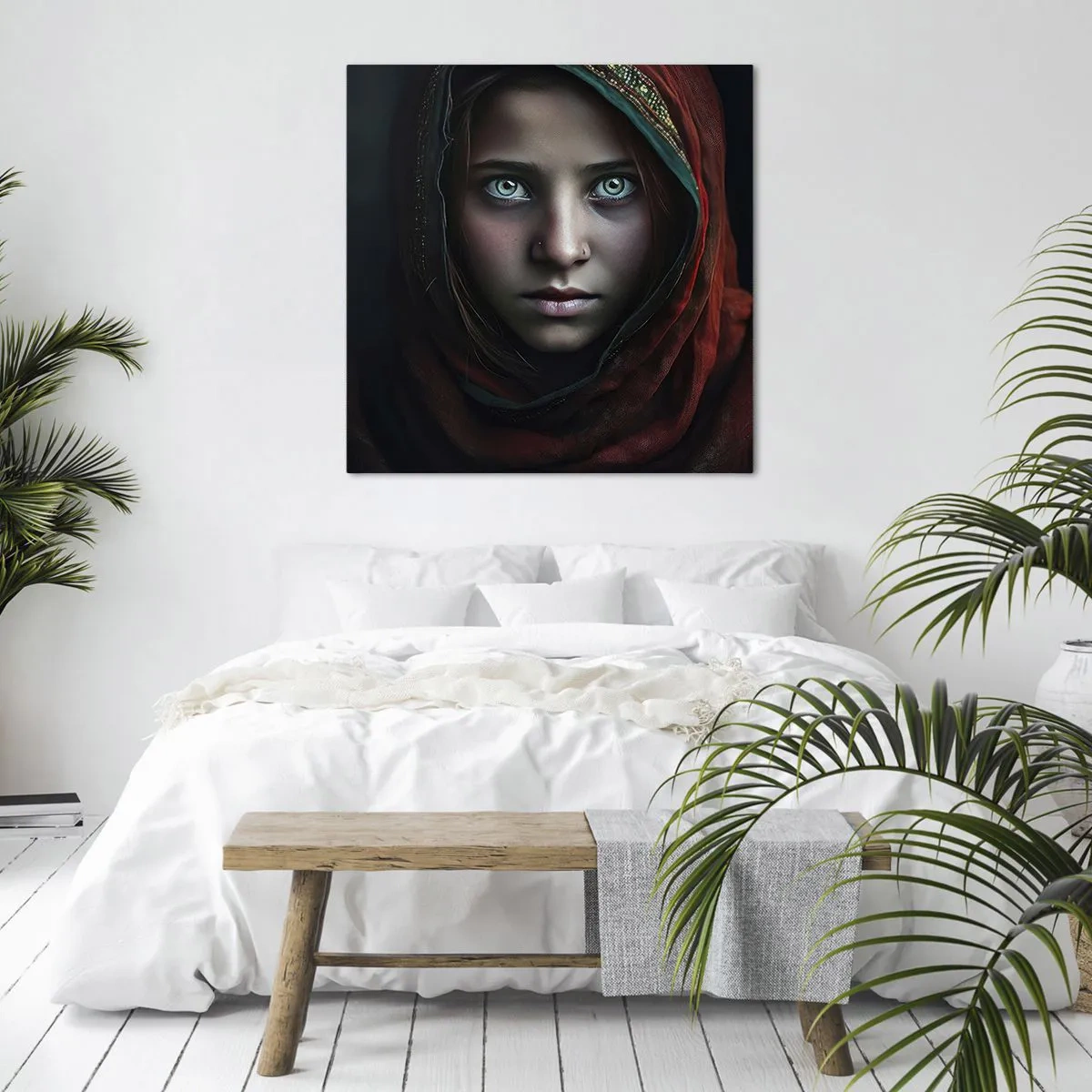 Impression sur toile - Image sur toile - Princesse orientale - 60x60 cm