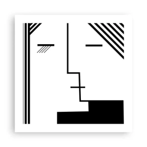 Affiche - Poster - Juste un baiser - 50x50 cm