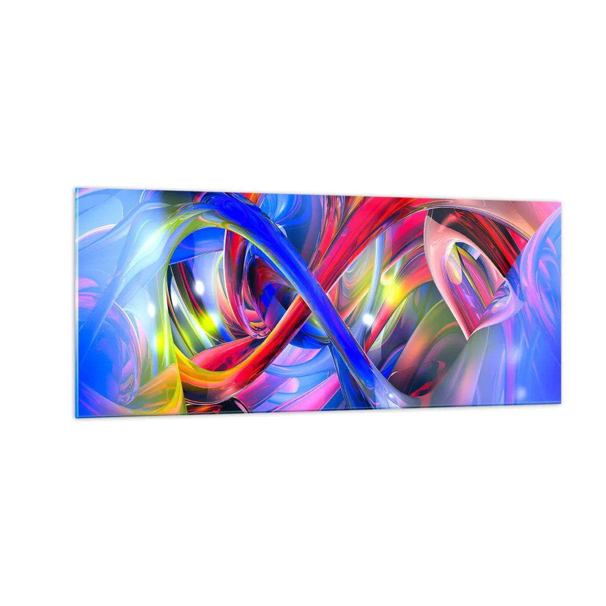 Impression sur verre - Image sur verre - La danse des nuances - 100x40 cm